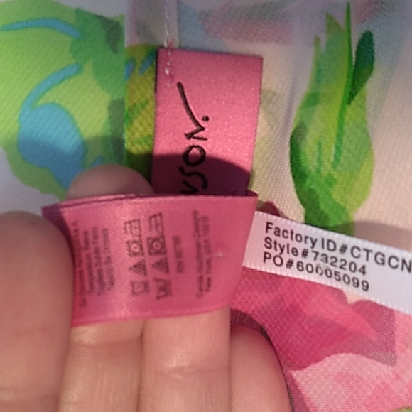 Pretty Floral Chemise Nightie Lingerie V Back, Ruffle Hem. SEXY! - Picture 13 of 13